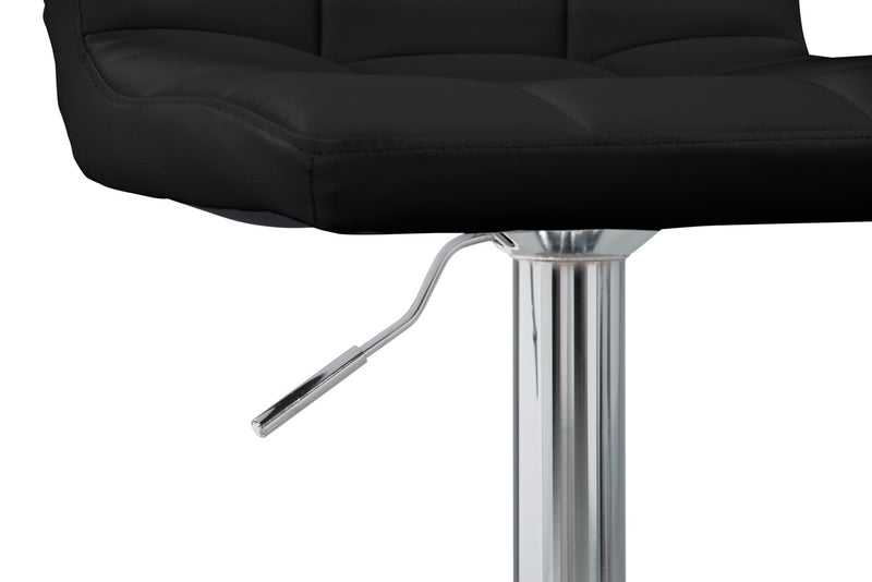 Tabouret bar réglable CorLiving à dossier haut, ensemble de 2 - noir