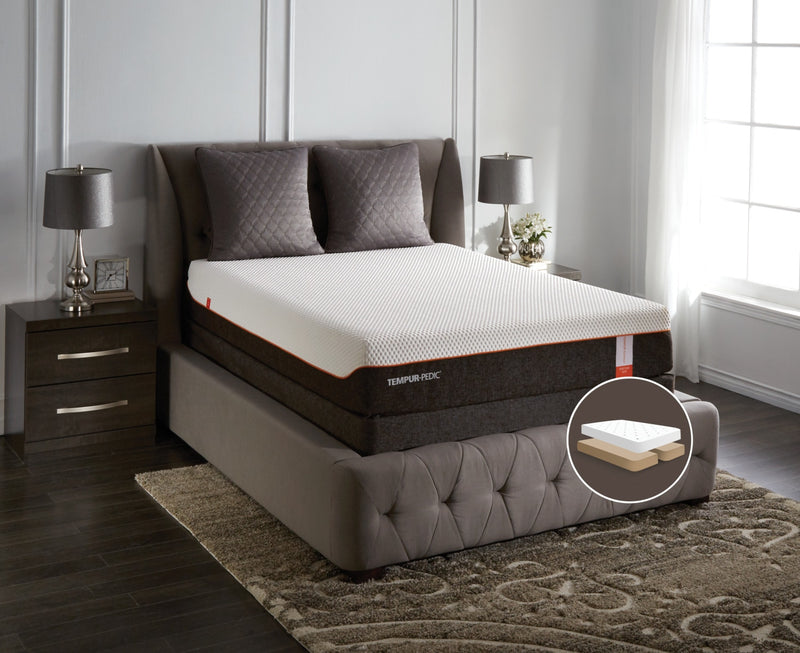Ensemble matelas divisé TEMPUR-Gratitude de Tempur-Pedic pour grand lit 