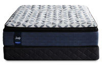 Ensemble matelas moelleux à plateau-coussin Kingsmill Posturepedic de Sealy pour lit double