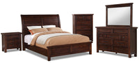 Ensemble de chambre à coucher Sonoma 7 pièces avec grand lit