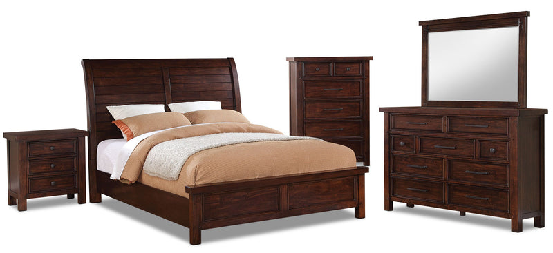 Ensemble de chambre à coucher Sonoma 7 pièces avec grand lit