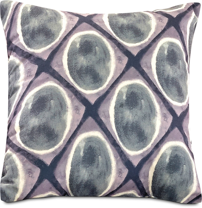 Watercolour Geo Accent Pillow – Grey, Black and White
