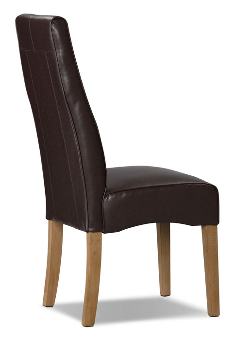 Chaise de salle à manger Colby – brune