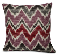 Coussin décoratif Tierra - violet, vert et blanc