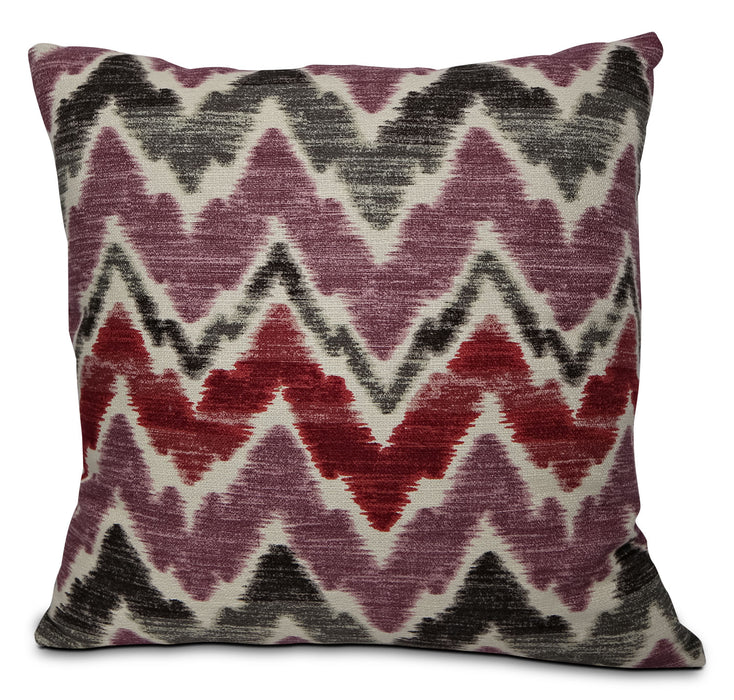 Coussin décoratif Tierra - violet, vert et blanc