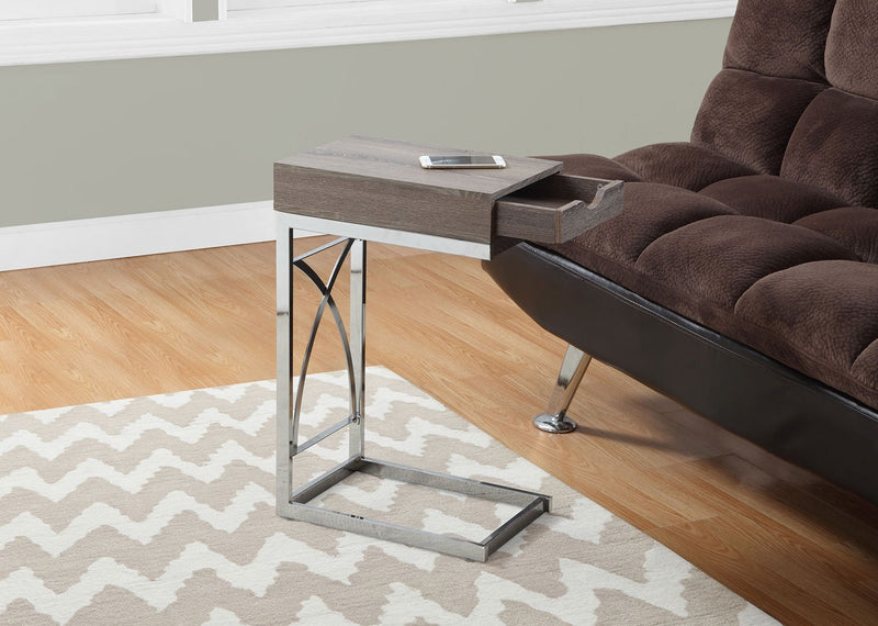 Table d'appoint Turin - taupe foncé