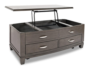 Downtown Coffee Table with Lift Top - Grey | Table à café Downtown avec dessus relevable - gris | DOWNGCTB