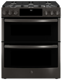 Cuisinière à gaz encastrée à four double GE de 6,7 pi³ à convection - PCGS960BELTS