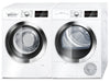 Laveuse de 2,2 pi³ et sécheuse par condensation de 4,0 pi³ de série 800 compacte de Bosch - blanches