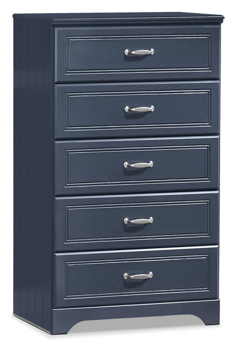 Ensemble de chambre à coucher Leo 6 pièces avec tête de lit à panneaux pour lit double