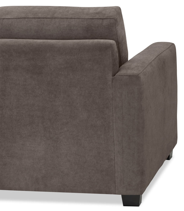 Sofa Becca en chenille - anthracite