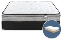 Ensemble matelas ferme à Euro-plateau à profil bas Odin 3 de Springwall pour grand lit