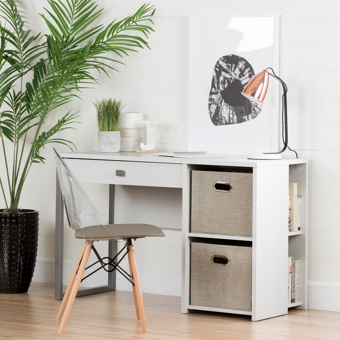 Chaise de bureau Annexe style tour Eiffel - gris clair