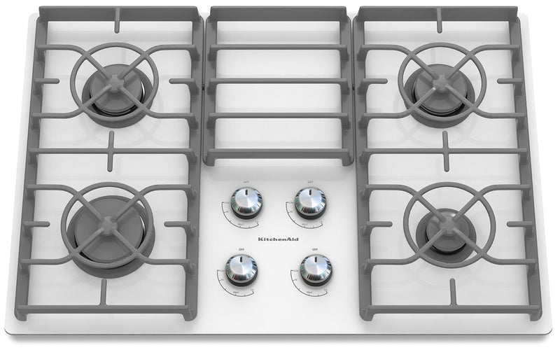 Plaque de cuisson au gaz KitchenAid ArchitectMD Série II de 30 pouces - KGCC506RWW