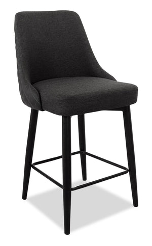 Tabouret Eden de hauteur comptoir - anthracite