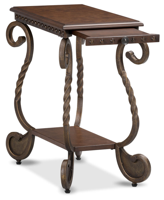 Table de fauteuil Cordoba – brun foncé