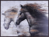 Oeuvre d'art cheval encadrée – 49 po x 33 po