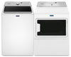Laveuse à chargement par le haut de 5,4 pi3 et sécheuse électrique de 7,4 pi3 de Maytag – blanches