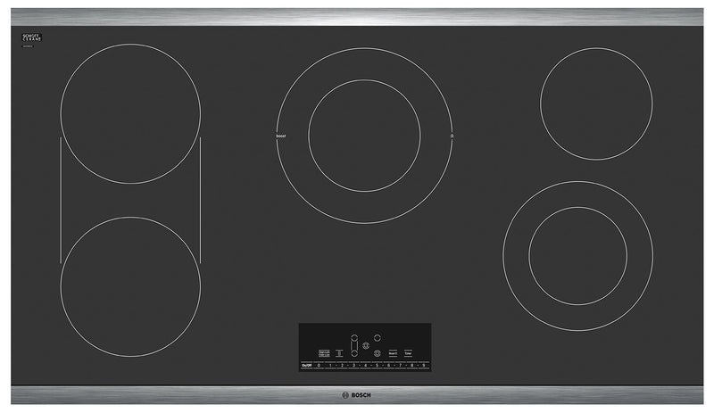 Surface de cuisson électrique Bosch de série 800 de 36 po – NET8668SUC