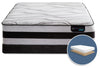 Ensemble matelas ferme à profil bas Valentine Hybride iComfort de Serta pour grand lit 