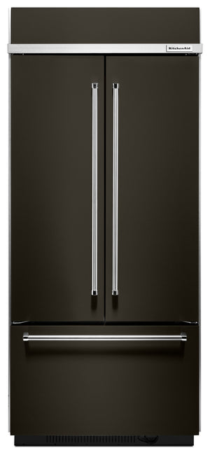 KitchenAid 20.8 Cu. Ft. Built-In French-Door Refrigerator - KBFN506EBS|Réfrigérateur encastré KitchenAid de 20,8 pi³ à portes françaises - KBFN506EBS|KBFN506B