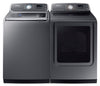 Laveuse de 6,0 pi³ à chargement par le haut et sécheuse électrique de 7,4 pi³ de Samsung
