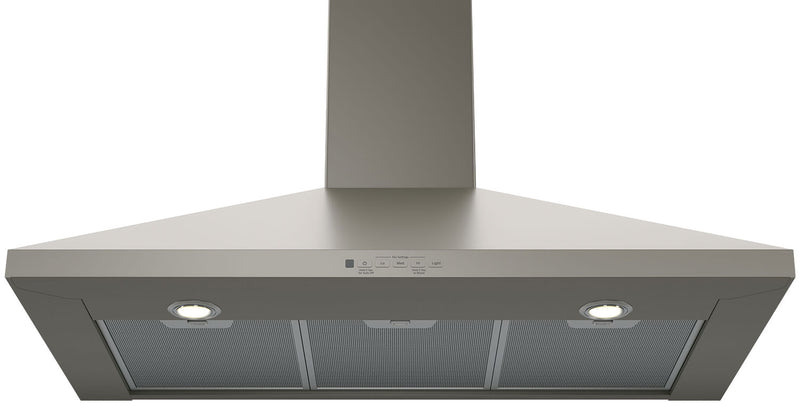 Hotte cheminée murale de style pyramidal GE de 36 po - JVW5361EJESC
