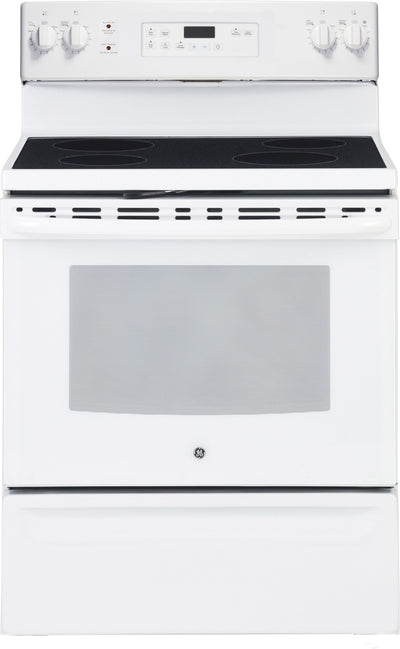 GE 5.0 Cubic Foot Freestanding Electric Self-Cleaning Range – JCB630DKWW - Electric Range in White