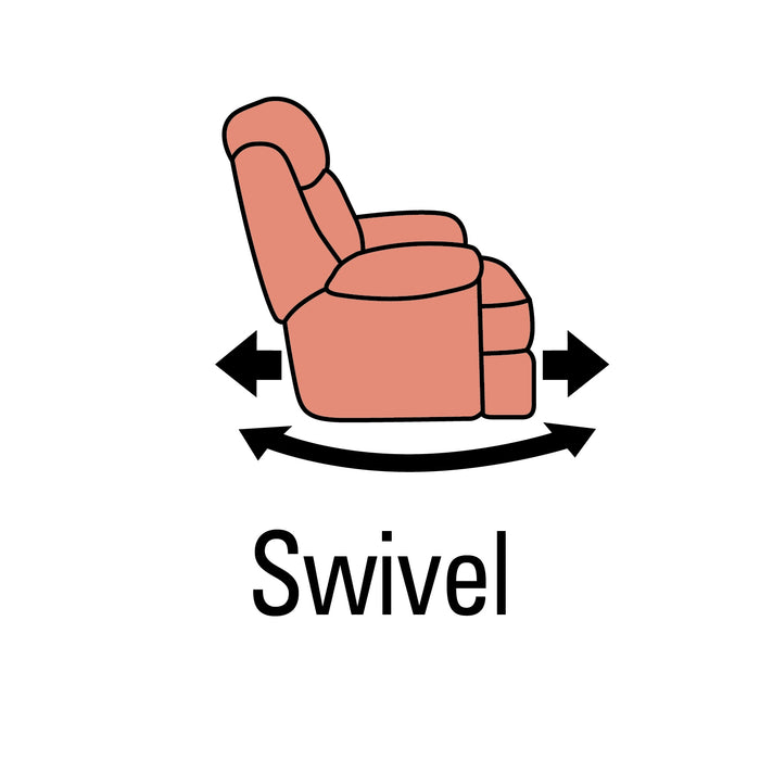 Fauteuil inclinable coulissant 5598  en suède rembourré avec rangement - marine