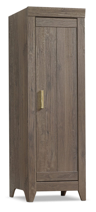 Armoire de rangement étroite Adept - chêne fossile