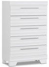 Commode verticale Olivia - blanche