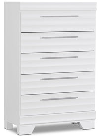 Commode verticale Olivia - blanche