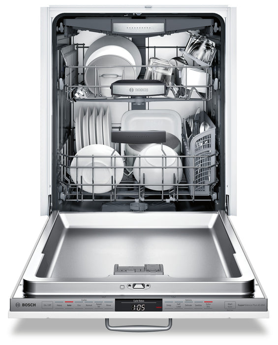 Lave-vaisselle Bosch de série 800 de 24 po à panneau personnalisable - SHVM78W53N