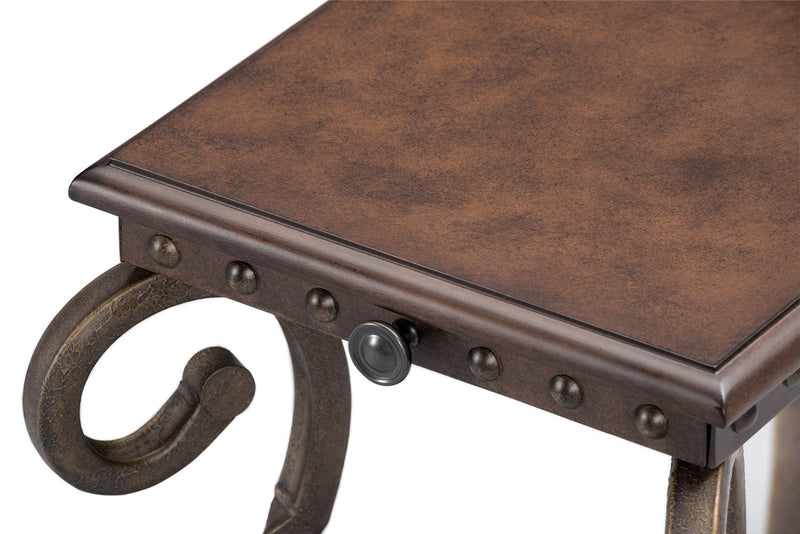 Table de fauteuil Cordoba – brun foncé