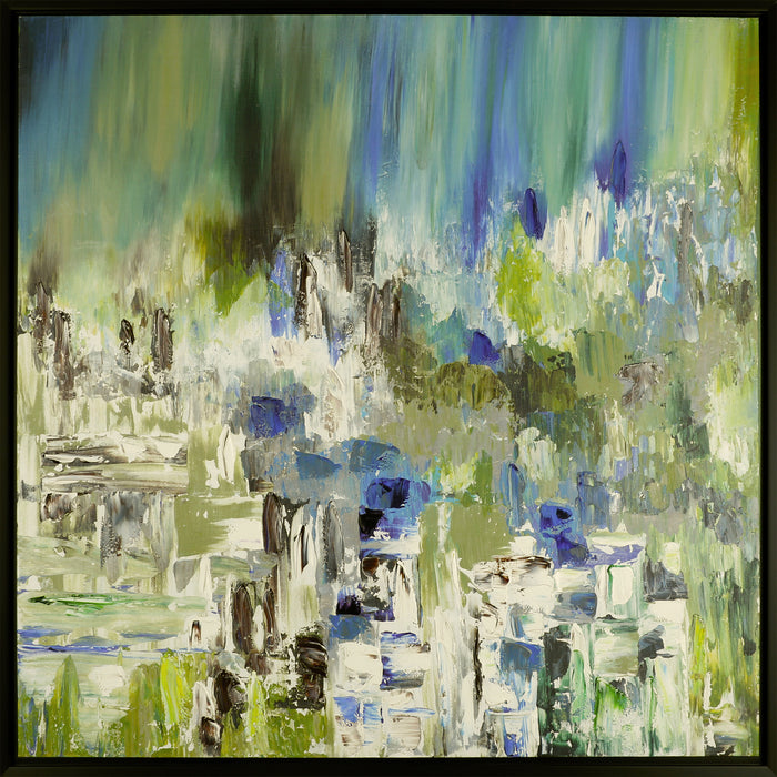 Étang d'été I – 42 po x 42 po