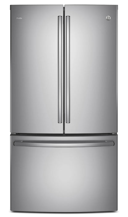 Réfrigérateur GE de 23,1 pi³ à portes françaises avec distributeur d'eau interne – PWE23KSKSS
