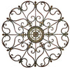 Art mural, fleur de lys en métal - 29 po x 29 po