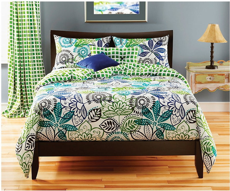 Ensemble de housse de couette Bali Réversible 4 pièces pour très grand lit