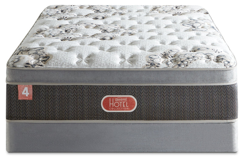 Ensemble matelas semi-ferme à Euro-plateau Hotel Diamond 4 de Beautyrest pour très grand lit