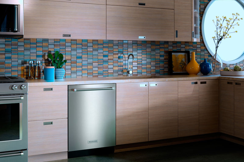 Lave-vaisselle KitchenAid de 24 po avec bras de lavage dynamiques - acier inoxydable