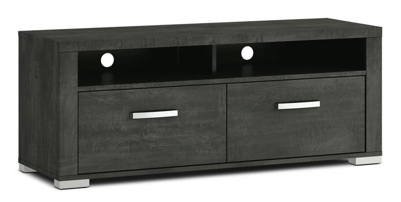 Meuble audio-vidéo Allendale 3 pièces avec ouverture pour téléviseur de 56 po - anthracite