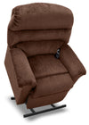 Fauteuil basculeur à inclinaison électrique 477 à 3 positions en chenille - noyer