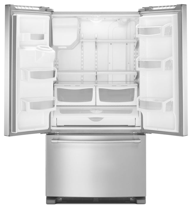 Réfrigérateur Maytag de 25 pi³ et de 36 po à portes françaises - acier inoxydable résistant aux traces de doigts - MFI2570FEZ