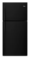 Réfrigérateur Whirlpool de 19,2 pi³ et de 30 po à congélateur supérieur - noir - WRT519SZDB