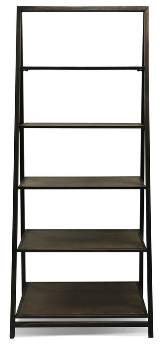 Bibliothèque Santa Mon de 30 po avec 5 tablettes ouvertes - espresso