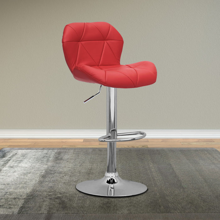 Tabouret bar réglable Emry - rouge