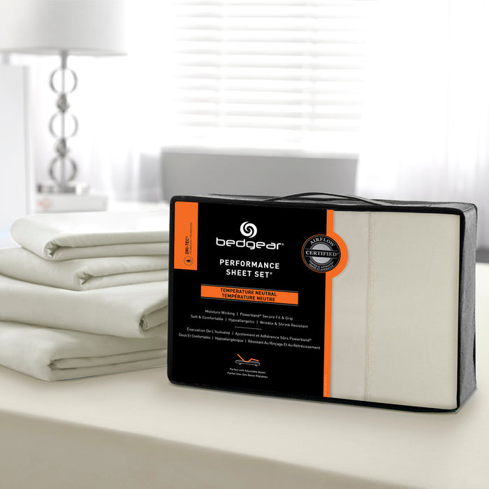 Ensemble de draps Dri-TecMD BEDGEARMD 4 pièces pour grand lit - gris perle