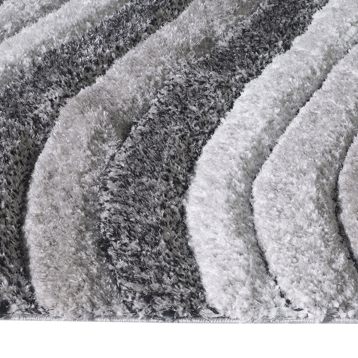 Carpette Shade grise - 7 pi 10 x 9 pi 10 po