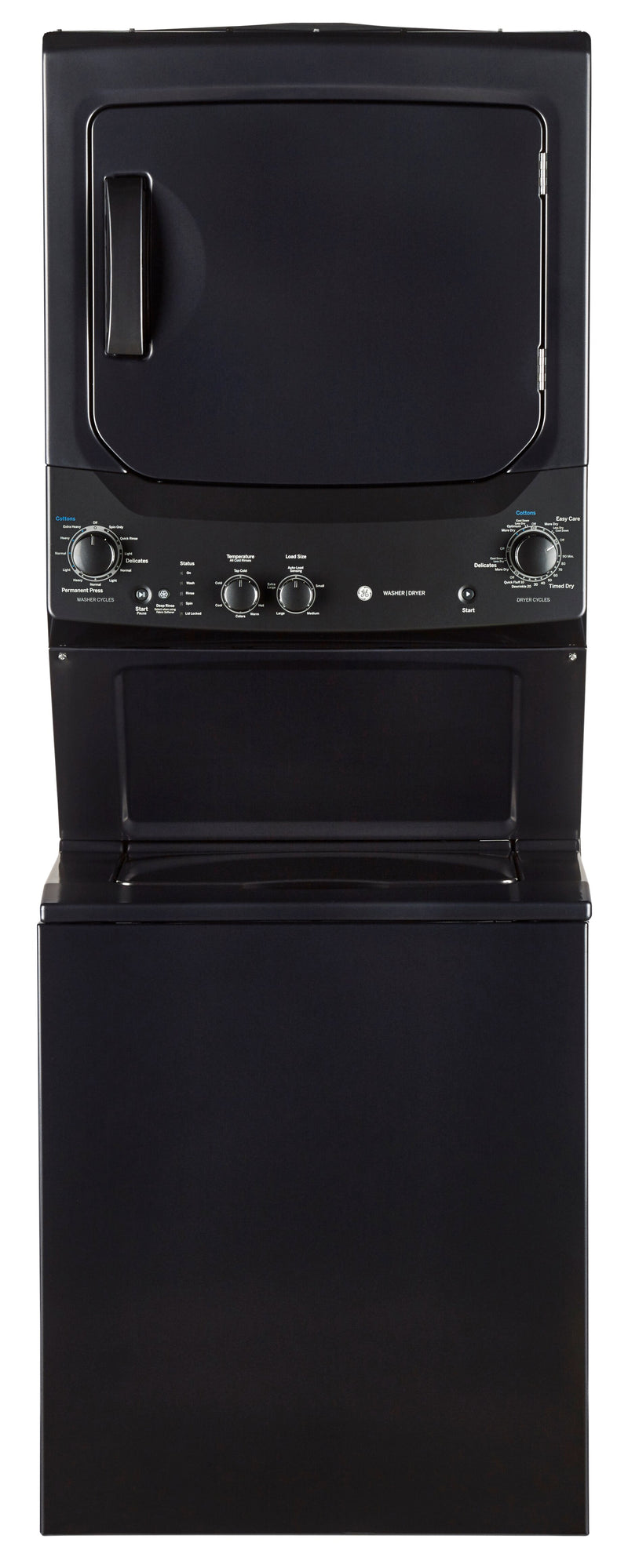 GE Unitized Spacemaker Washer and Electric Dryer Combination – GUD37ESMMDG 
