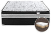 Ensemble matelas moelleux à Euro-plateau divisé Fairweather 3 de Springwall pour grand lit